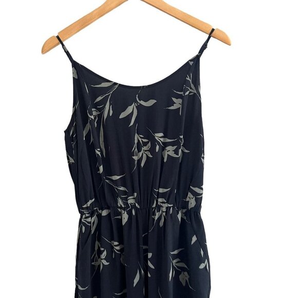 Gap NWT Black Printed Round Neck Sleeveless One-Piece Jumpsuit Size Small - Picture 4 of 12